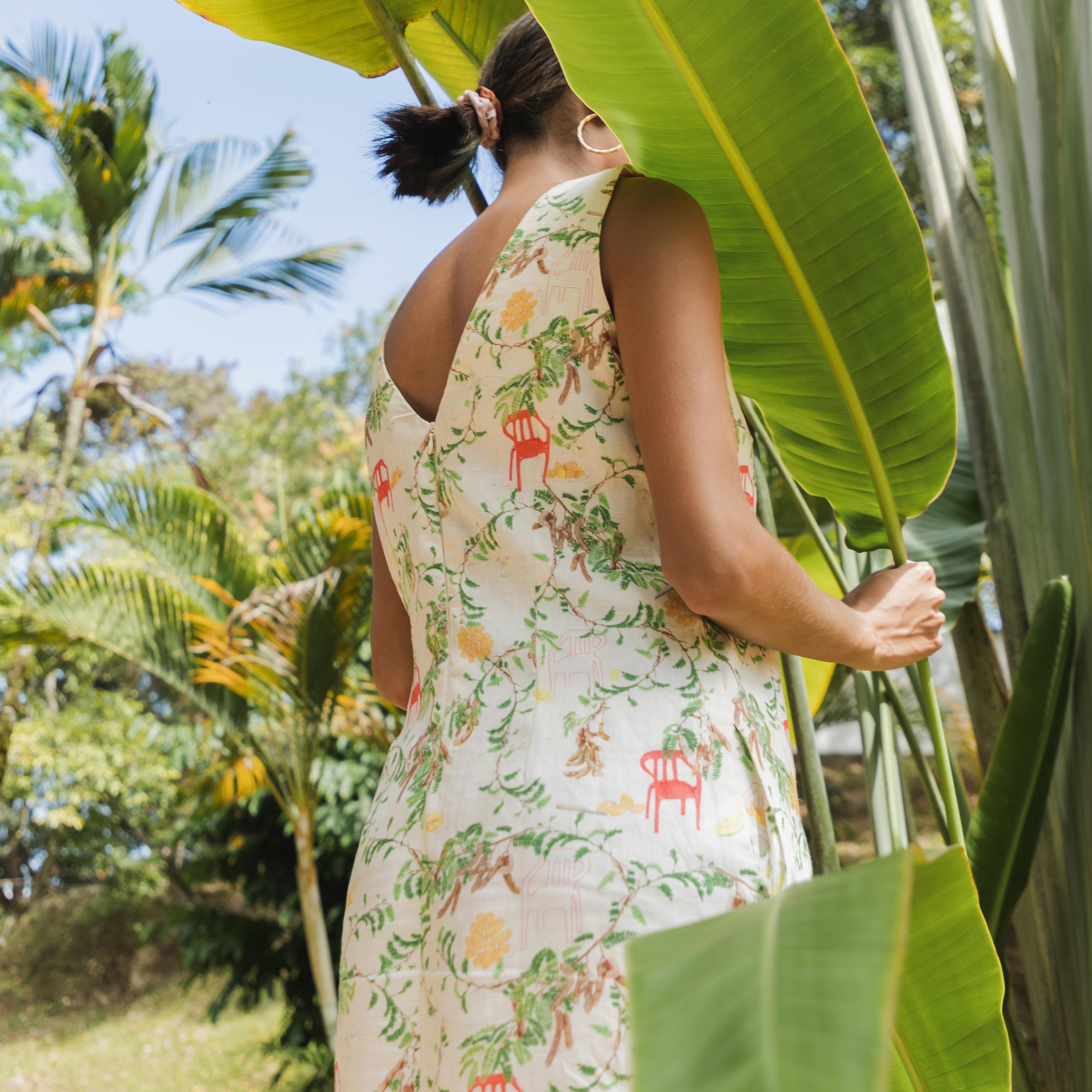 Vestido Lino Crudo